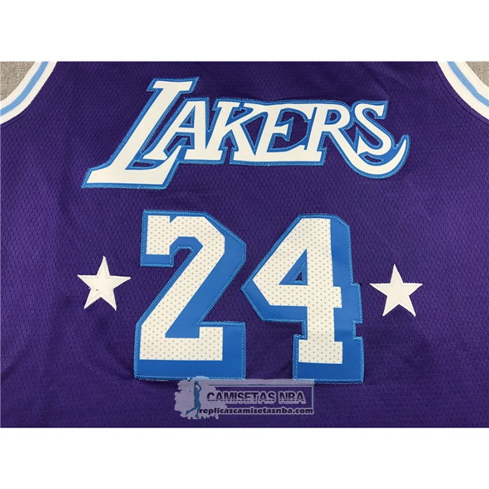 Camiseta Los Angeles Lakers Kobe Bryant NO 24 Ciudad Edition 2021-22 Violeta